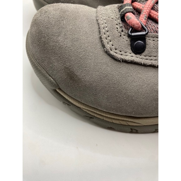 Columbia Women's Waterproof Hiking Boots Grey Pink Lace Up Size 6.5 - Picture 10 of 10